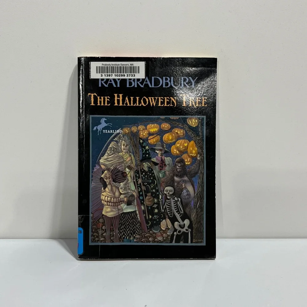 Ray Bradbury The Halloween Tree Paperback Yearling 2001 Ex-Library Copy